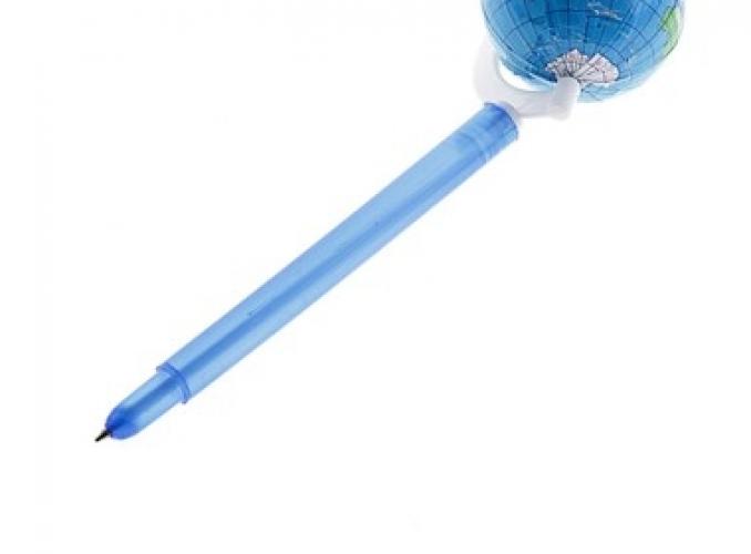 Ручка шариковая-прикол Глобус на подставке