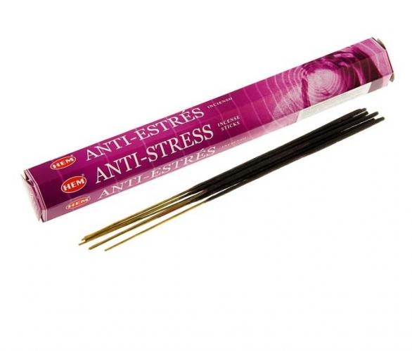 Благовония HEM Antistress (Антистресс), шестигранник, 20 палочек