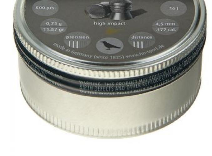 Пули пневм. H&amp;N Silver Point, гладк., 4,5 мм., 11,57 гран (500 шт.), шт