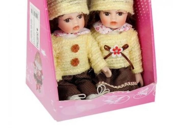 Кукла коллекционная Женя и Лиза набор 2 шт