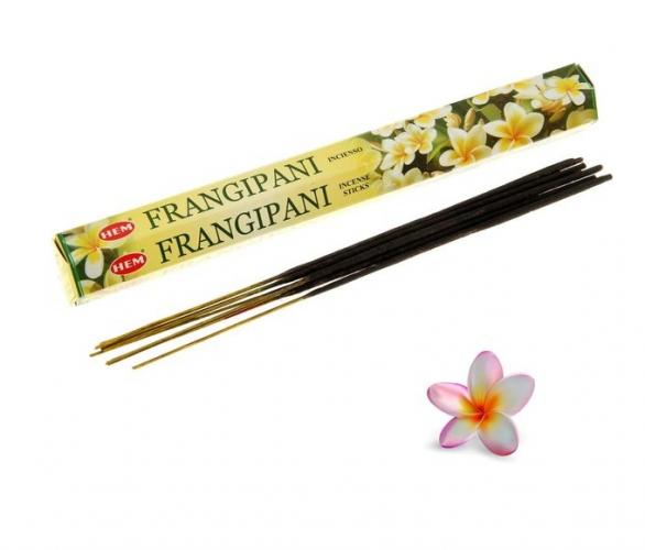 Благовония HEM Frangipani (Плюмерия), шестигранник, 20 палочек