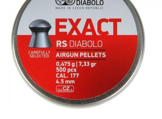 Пули JSB  EXACT RS  DIABOLO, 4,52 мм, 0,450 г, 500 шт