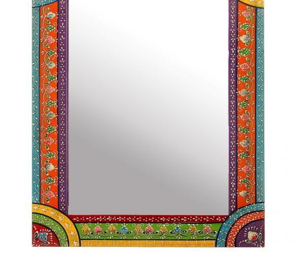 Зеркало Цветные полосы с узором
