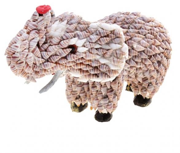 Сувенир из ракушек Слон