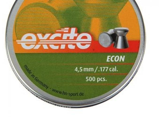 Пули H&amp;N Excite Econ, 4,5 мм, 0,48 г, 500 шт