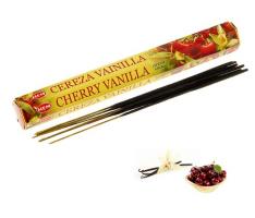 Благовония HEM Cherry Vanilla (Ванильная вишня), шестигранник, 20 палочек