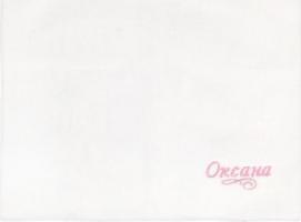 Платок носовой с вышивкой Collorista Оксана, 28 х 28 см, хлопок