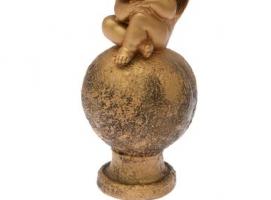 Статуэтка Карапуз на шаре бронза