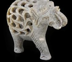 Сувенир Слон резной, из камня