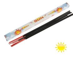 Благовония четырехгранник Sarathi Sun Солнце 8 палочек в упаковке