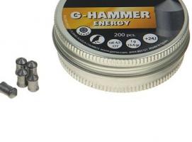 Пули пневм. Gamo G-Hammer, кал. 4,5 мм., 1 гр (15,4 гран) (200 шт.)
