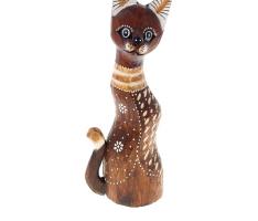 Сувенир Котёнок с полосатыми ушками, 30 см