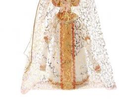 Авторская сувенирная кукла Боярыня в белом