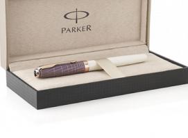 Ручка перьевая Parker Sonnet F536 Contort Purple Cisele (1930055) (F)