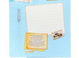 Набор подарочный Любимому дедушке: ручка и блокнот-открытка, 32 листа