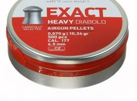 Пули JSB  EXACT HEAVY DIABOLO, 4,52 мм, 0,670 г, 500 шт