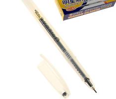 Ручка гелевая 0,5мм черная тонированный корпус