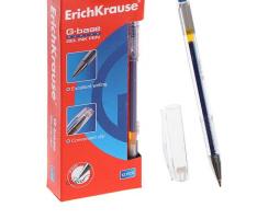 Ручка гелевая стандарт Erich Krause G-BASE NEW стержень синий, узел 0.5мм, EK 30935