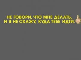 Наклейка на авто Не говори, что мне делать