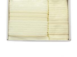 Набор полотенец Роскошь экрю , 34 x 76 см, 70 x 140 см