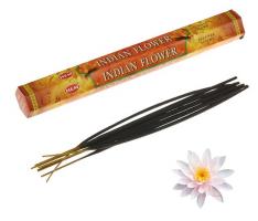 Благовония HEM Indian flower (Индийский цветок), шестигранник, 20 палочек