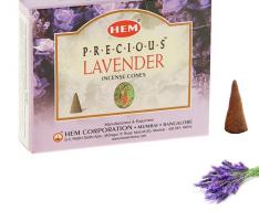 Благовония HEM Precious Lavender (Драгоценная Лаванда), 10 конусов