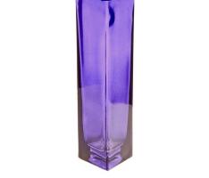 Ваза Нарцисс фиолетовая, прозрачная 0,45 л