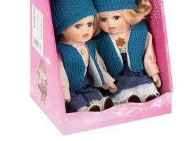 Кукла коллекционная Олег и Аня набор 2 шт