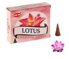 Благовония HEM Lotus (Лотос), 10 конусов