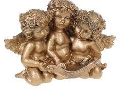 Сувенир Три Ангела бронза