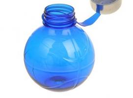 Фляжка-бутылка Сфера 600 мл, синяя