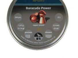 Пули H&amp;N Baracuda Power, 5,5 мм,  1,37 г, 200 шт
