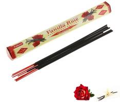 Благовония шестигранник Sarathi Vanilla Rose Ваниль роза 20 палочек в упаковке