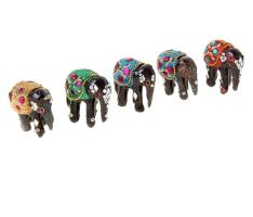 Сувенир Слон, набор из 5 штук