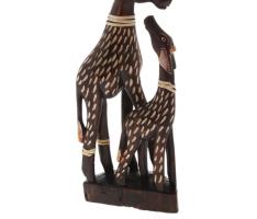 Сувенир Мама с жирафёнком пятнистые