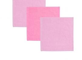 Набор полотенец Collorista Lily white- pink 30 х 30см - 3 шт.