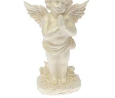 Статуэтка Ангел молящийся №2 перламутровая