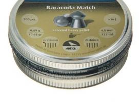 Пули пневм. H&amp;N Baracuda Match, 4,5 мм., 10,65 гран (500 шт.) шт