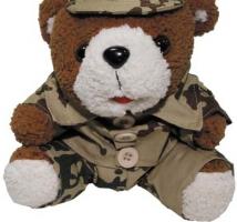 Мягкая игрушка Военный Медведь