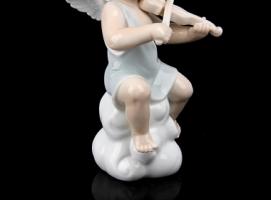 Сувенир Ангелочек на облачке играет на скрипке