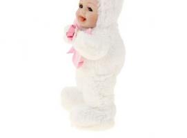Кукла коллекционная Малыш в костюме зайчика