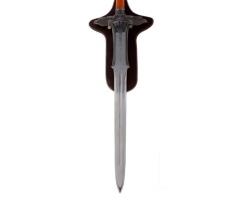 Сувенирное изделие меч на планшете гарда в виде двух орлов рукоять оранжевая нить