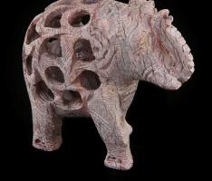 Сувенир Слон резной, из камня