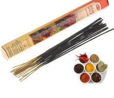 Благовония HEM, шестигранники, Indian Spices Индийские Специи 20 палочек в упаковке