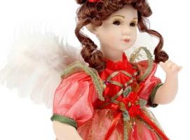 Кукла коллекционная Ангелочек Розочка
