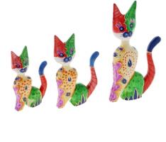 Набор кошек сувенирных Кошки Радужные, 3шт