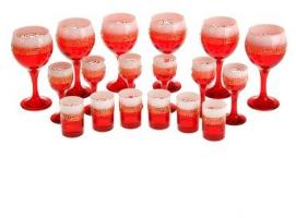 Мини-бар Верс 18 предметов, под вино, красно-белый