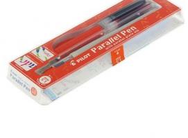 Ручка перьевая для каллиграфии Pilot Parallel Pen 1.5 мм, (картридж IC-P3) набор в футляре FP3-15