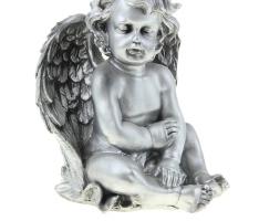 Статуэтка Ангел №1 античное серебро