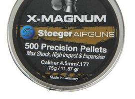 Пульки Stoeger X-Magnum, 4,5мм, 0,75 г, 500 шт